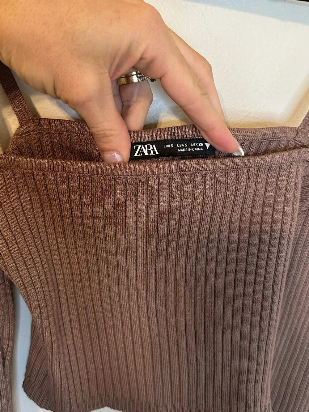 ZARA Matching Ribbed Pants Set - Picture 5 of 8